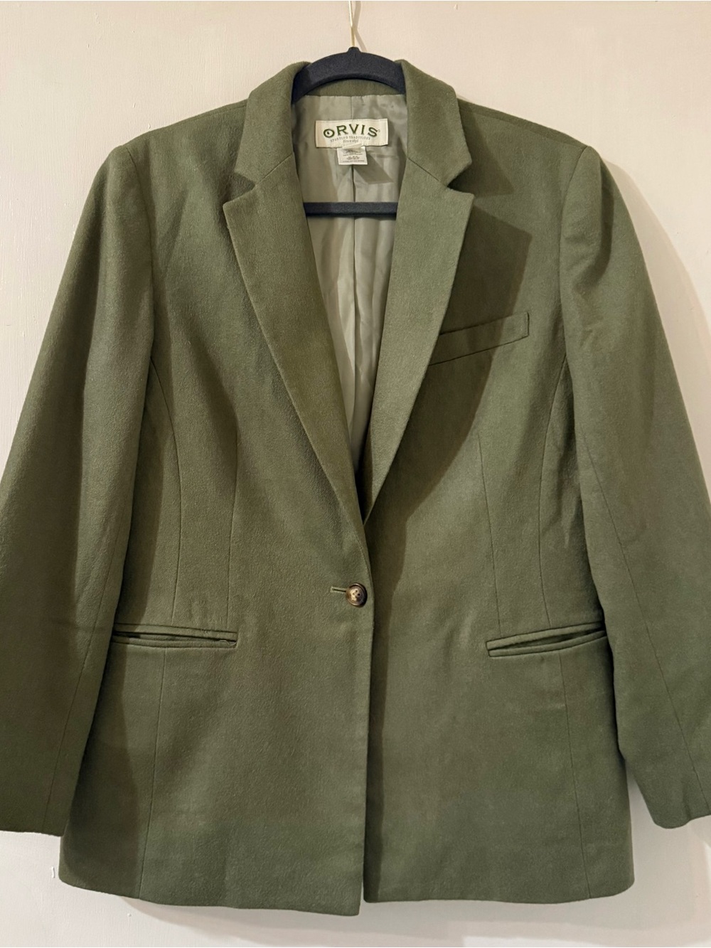 Women’s Moss Green Oversized Blazer